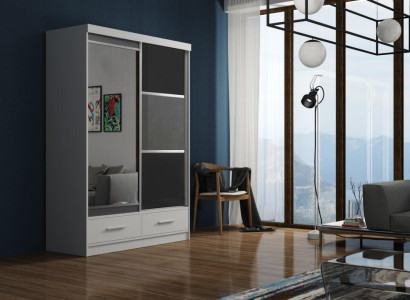 Wardrobe Modern Style Cabinets Multi-purpose Shelves Wardrobe Bedroom Wood